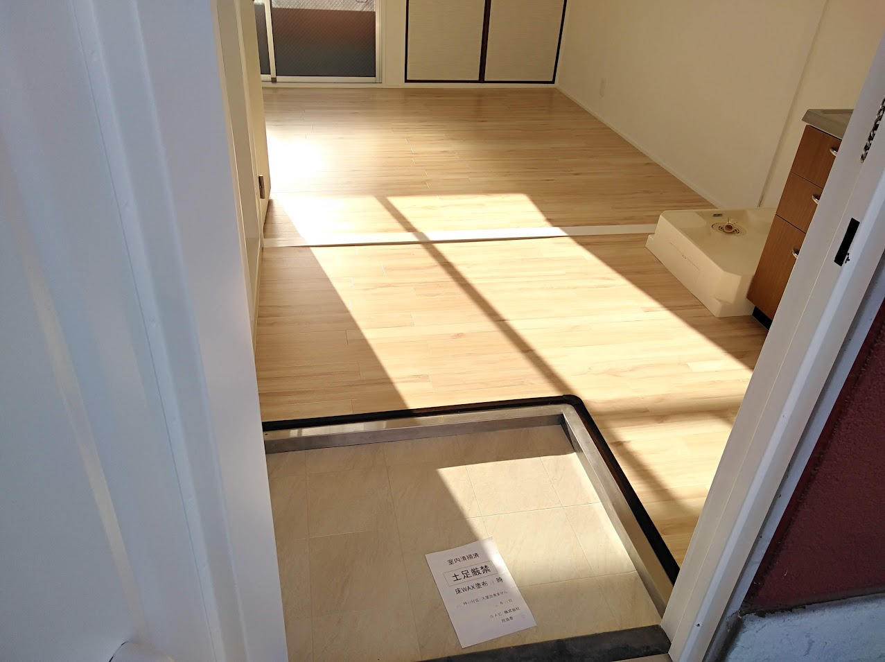 アーバンハイツ上長者町通の玄関
