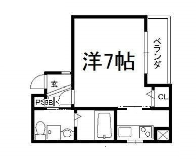 Gramercy千本通の間取り|【代表的な間取です】