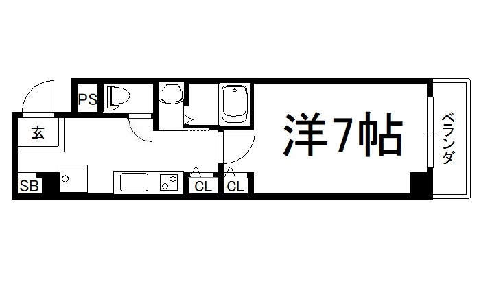 Gramercy千本通の間取り|【代表的な間取です】