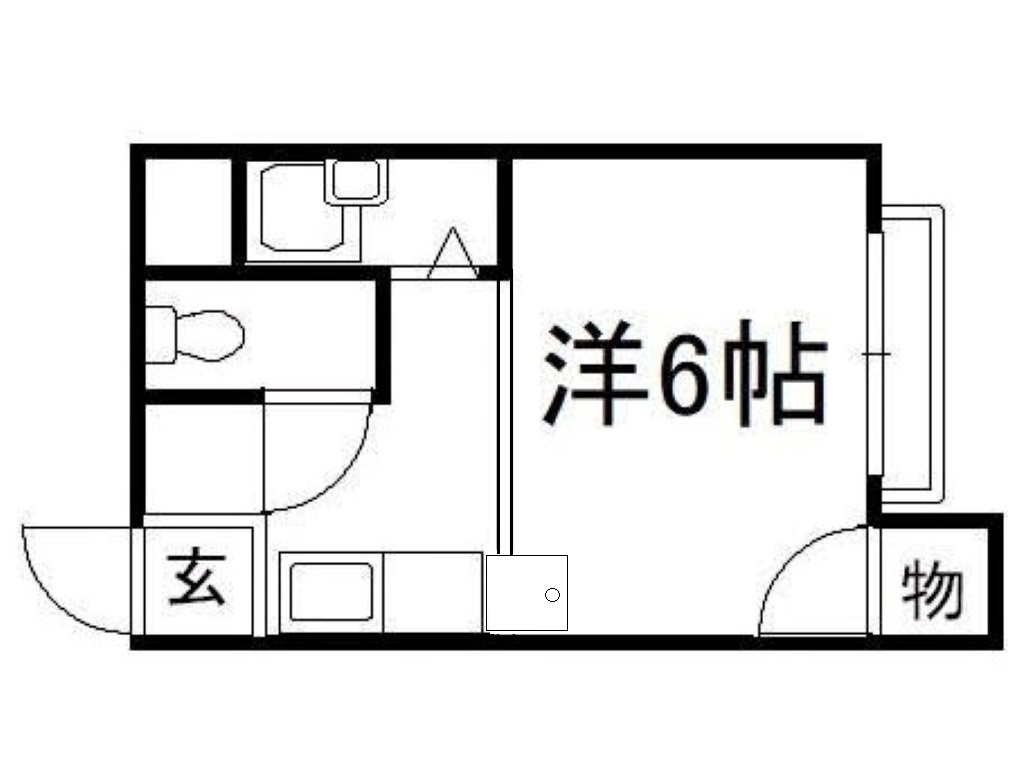 シャトープラティークⅠの間取り