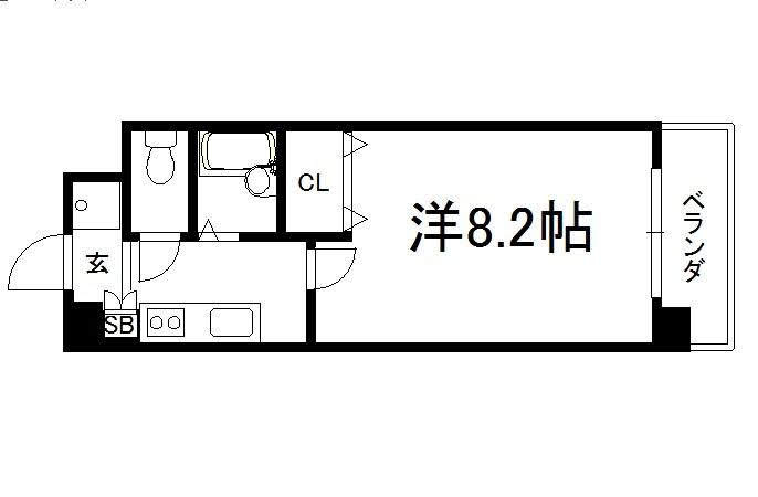 ハウスセゾン北野の間取り|【代表的な間取です】