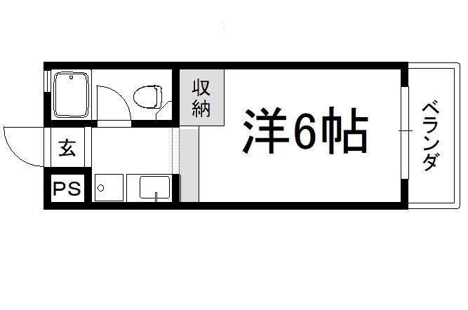 シャトー若草の間取り