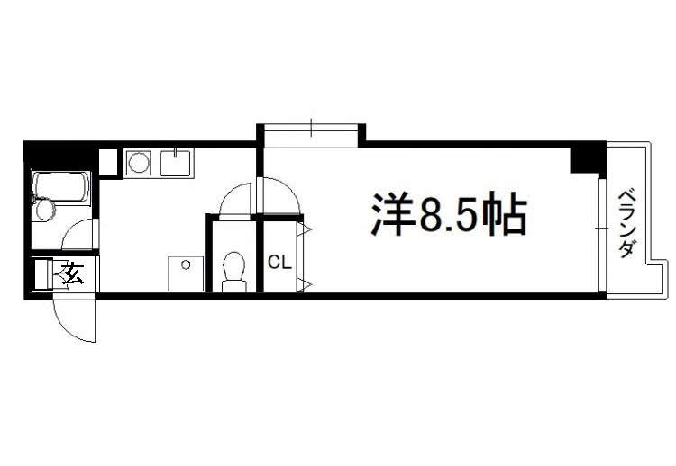 ヴィヴァーチェ智恵光院の間取り|【代表的な間取です】