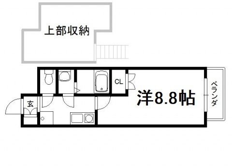 クローバーコートの間取り