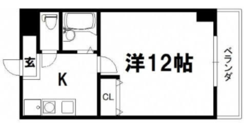 メゾン・エチーフの間取り|【代表的な間取です】