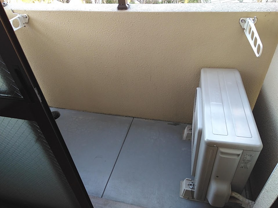 Calme五条のバルコニー