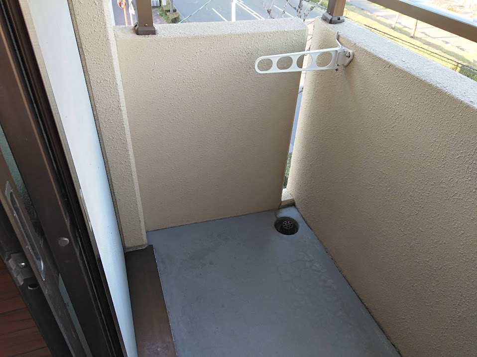 Calme五条のバルコニー