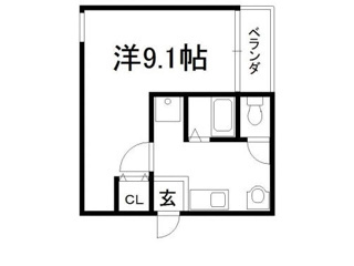 Calme五条の間取り|【代表的な間取です】