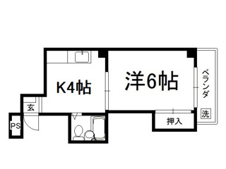 コーポ宮本の間取り|【代表的な間取です】