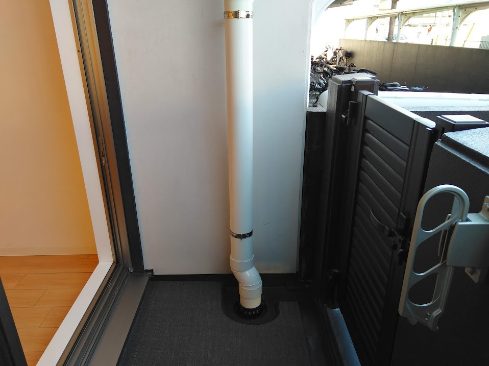 プラネシア京阪出町柳のバルコニー