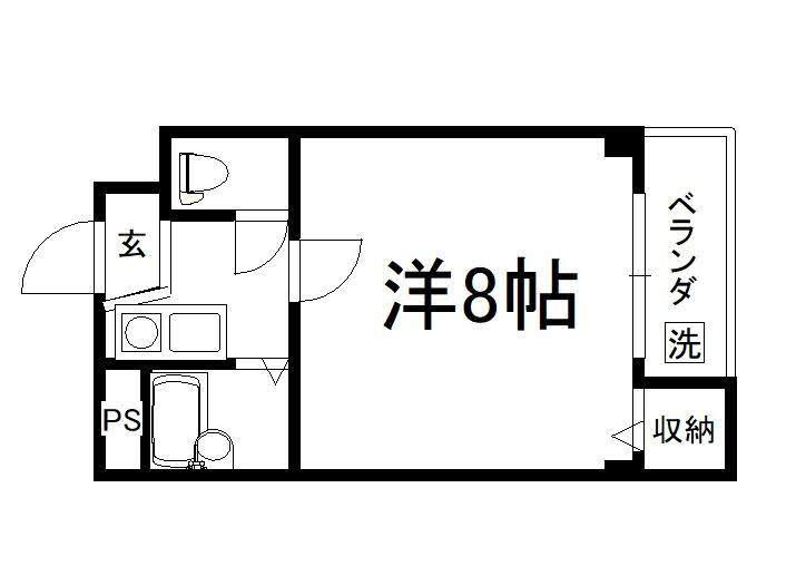 ヴィラ東海16号の間取り|【代表的な間取です】