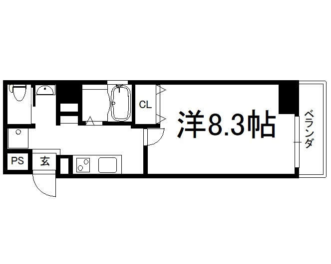 ライオンズマンション西陣南の間取り|【代表的な間取です】