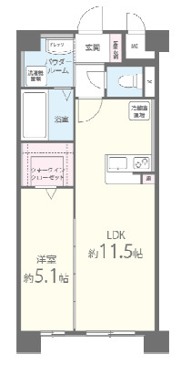 【間取り】 | M・Rレジデンス博多　仲介手数料無料！