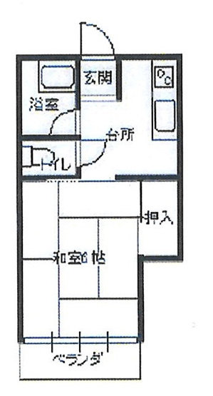 【間取り】 | サンジュリアン鉈屋B