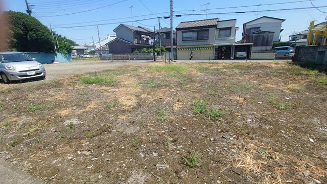 小山市松沼　土地の外観