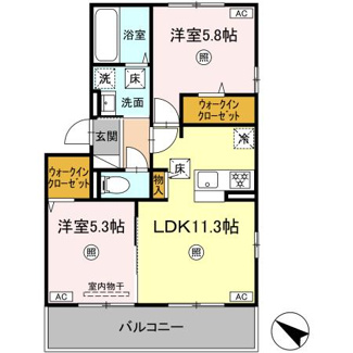 【間取り】 | セレブ天草 B棟 | 【セレブ天草 B棟】
