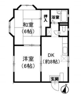 【間取り】 | 湘南ハイツ