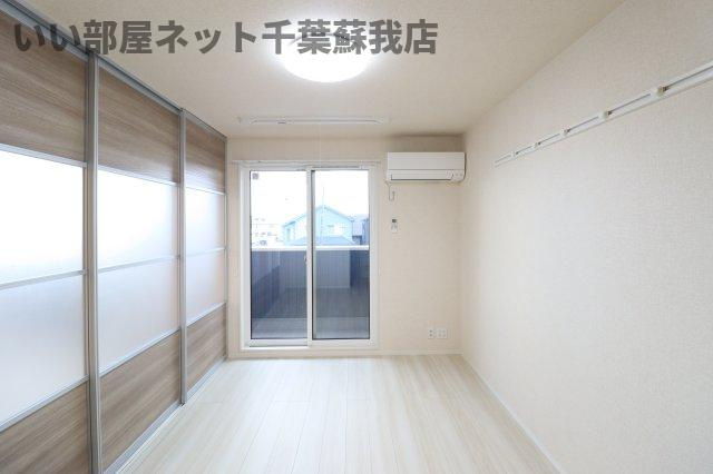 グランソレイユの寝室|落ち着いた色調の寝室です
