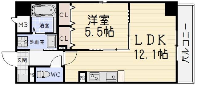 ウィステリアの間取り