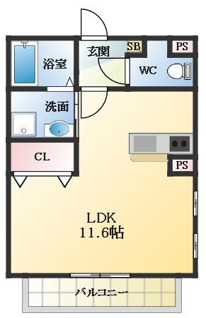 【間取り】 | サウスローズ古市