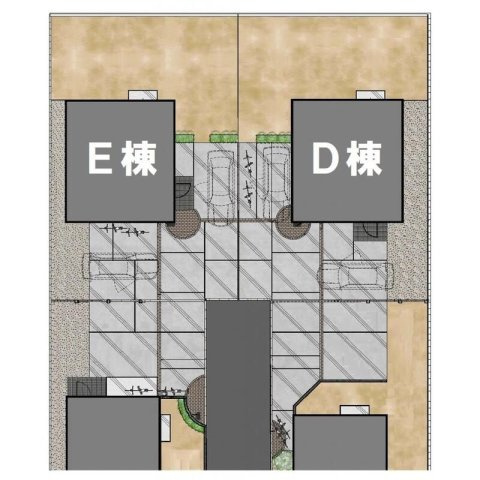 シャルマンこがさきの区画図