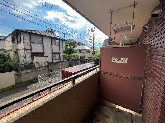 木崎台マンションのバルコニー