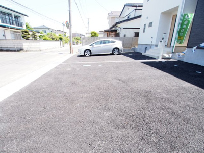 【駐車場】 | Cradle garden　福島市北沢又第8　１号棟 | 車での移動に便利です♪
