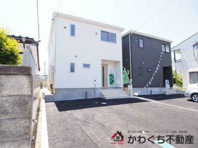 【外観】 | Cradle garden　福島市北沢又第8　２号棟 | 福島交通飯坂線【上松川】駅まで徒歩25分！北沢又小学校、信陵中学校エリアです◎