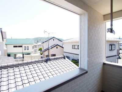 【展望】 | Cradle garden　福島市北沢又第8　２号棟 | 外を眺めると気分転換になりますね♪
