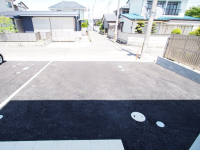 【駐車場】 | Cradle garden　福島市北沢又第8　２号棟 | 車での移動に便利です♪