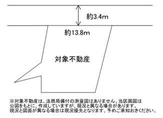 【土地図】 | 淡路市大町下売土地 | 区画図面です。