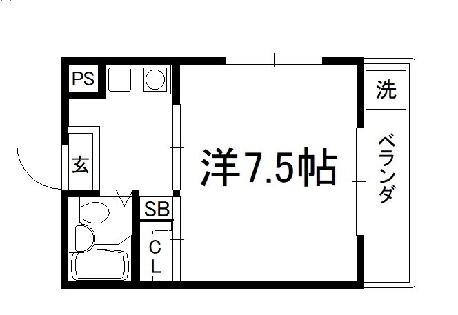 聚楽PATIO の間取り|【代表的な間取です】