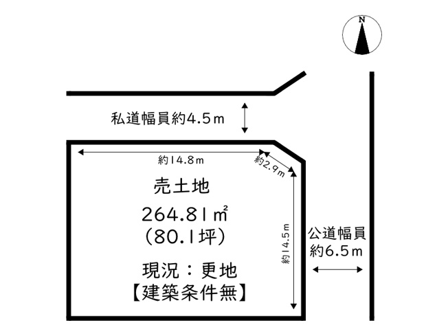 【土地図】 | 姫路市田寺8丁目／売土地
