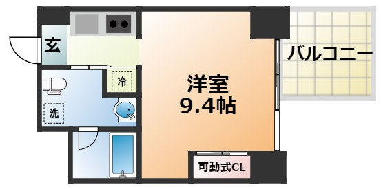 イーストヴィレッジ三宮の間取り