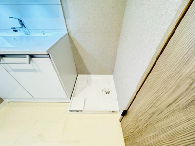 【設備】 | スカイハイツ麻生　1号棟 | 洗濯機を置くスペースです