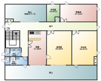 【間取り】 | 比内町扇田テナント