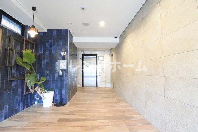 プレサンス四天王寺前夕陽ヶ丘アクティのエントランス|選べる家電プランあり！！