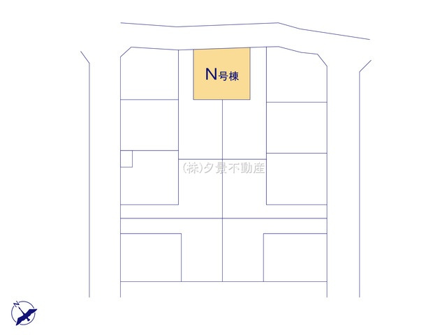 《仲介手数料無料》南区大字広ヶ谷戸567(N号棟)7期・新築一戸建ての区画図