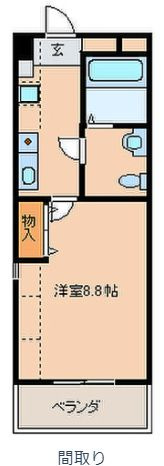 ピーコムコガの間取り
