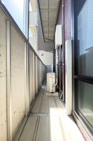 セジュール住吉　Ａ棟のバルコニー