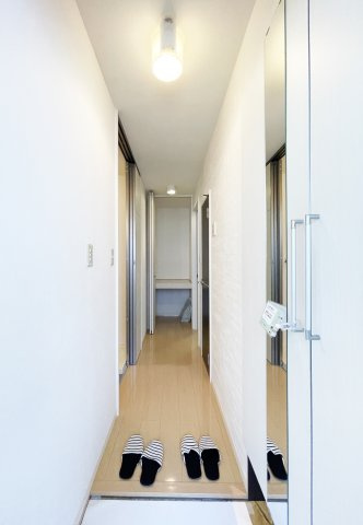 レセンテ住吉の玄関
