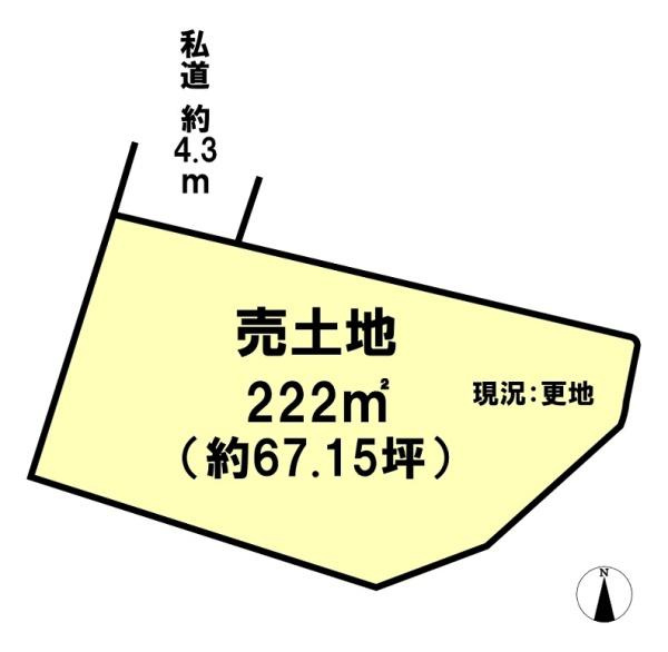 和歌山市園部　土地の土地図
