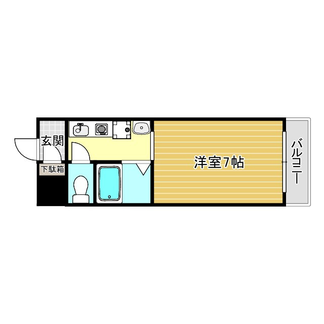 グリーンヒル中川の間取り