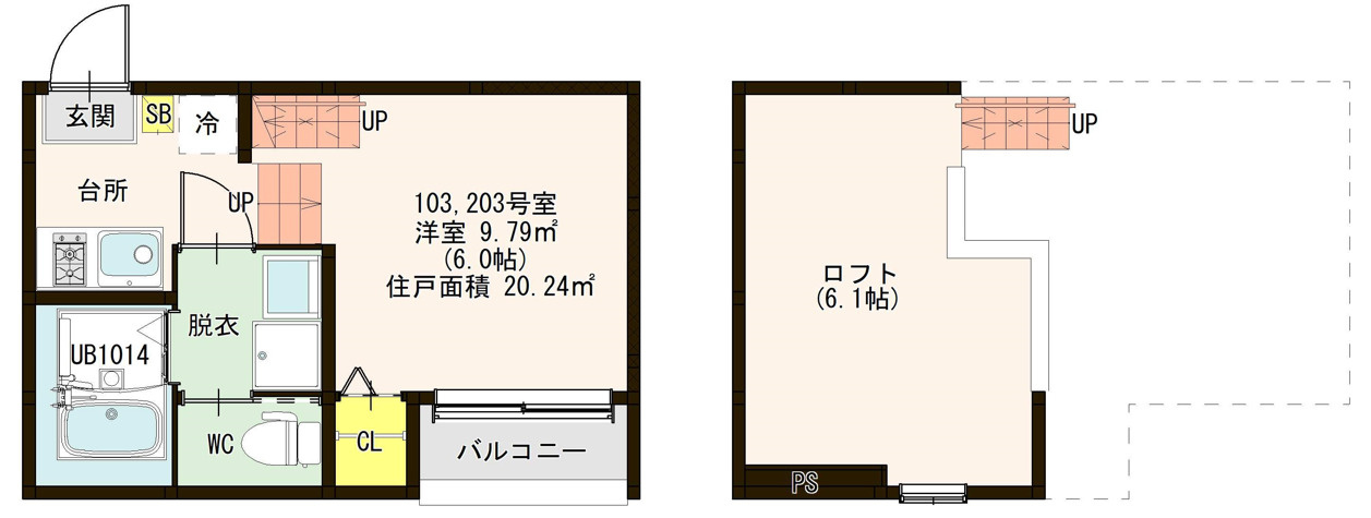 アムールヒナの間取り