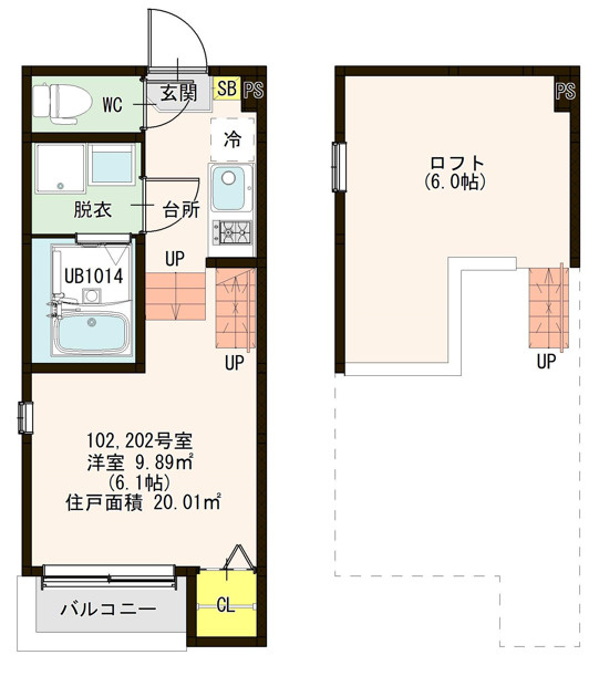 アムールヒナの間取り