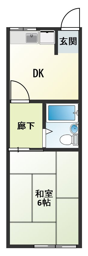 緑風荘の間取り|図面と現状が異なる場合は現状優先と致します。