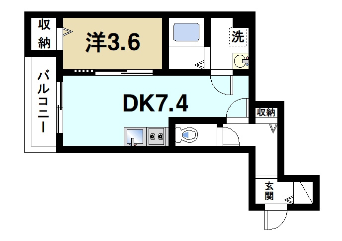 ジーメゾン大和郡山ルプレの間取り