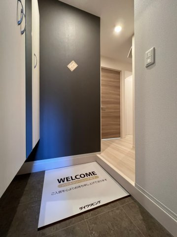 高倉山フラッツの玄関