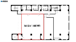 【間取り】 | エミネント心斎橋ビル | エミネント心斎橋ビル　間取り