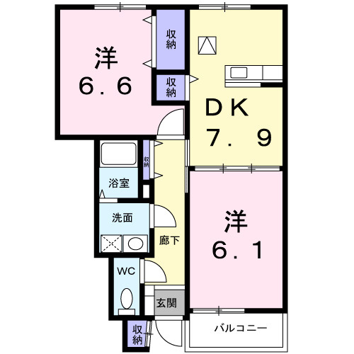 【間取り】 | ポラリスB